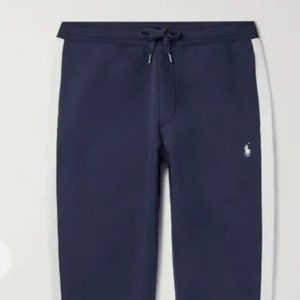 POLO RALPH LAUREN Wimbledon Tapered Cotton-Blend Track Pants, NWT, XXS/TTP